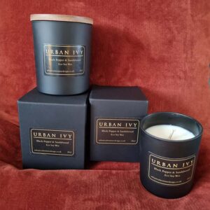 Black Pepper and Sandalwood Candle